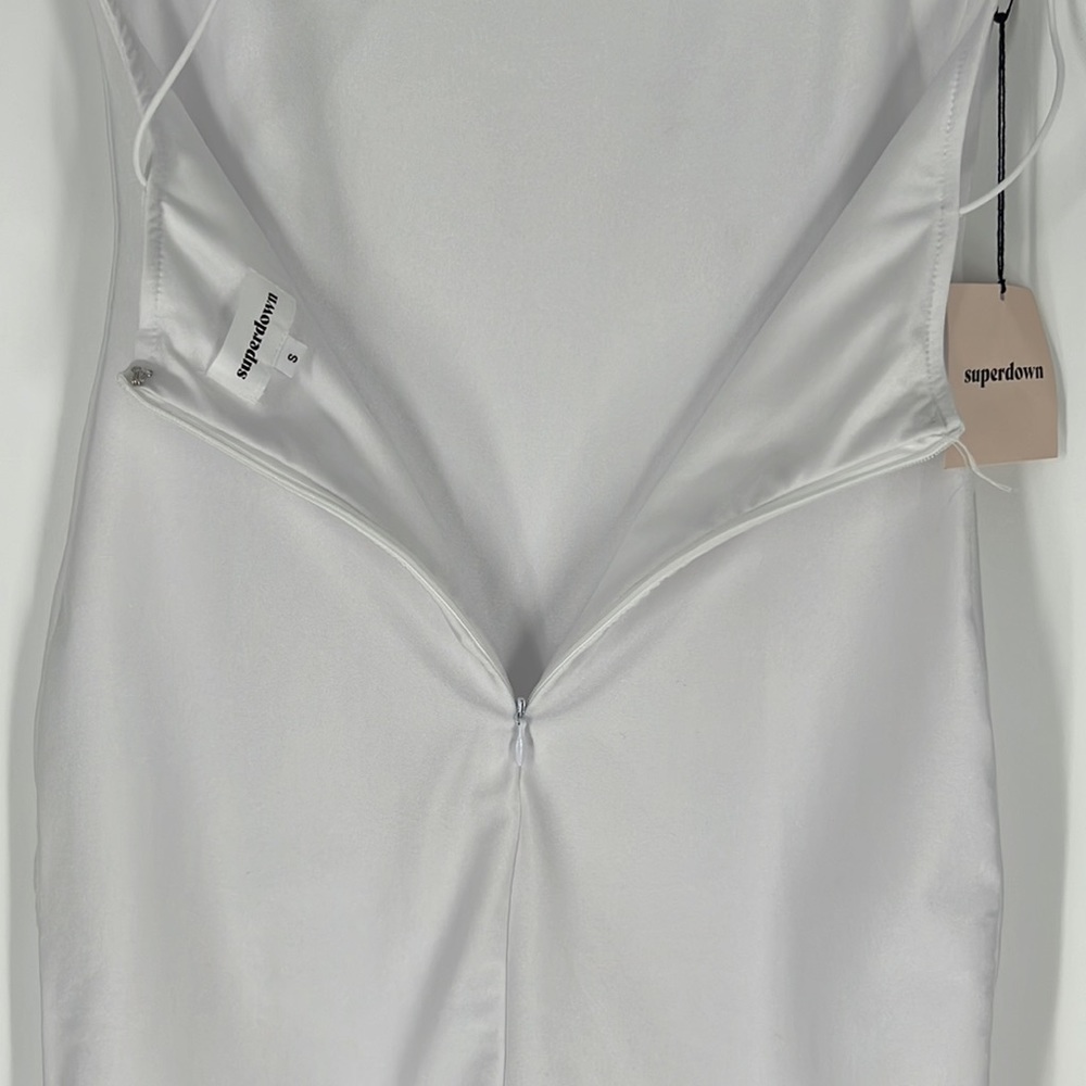superdown Kiki Strappy Mini Dress in White - Picture 8 of 11